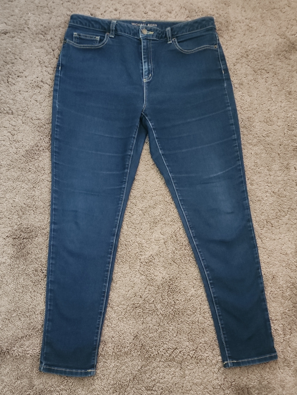 Michael Kors Women's Navy Skinny Stretch Jeans
